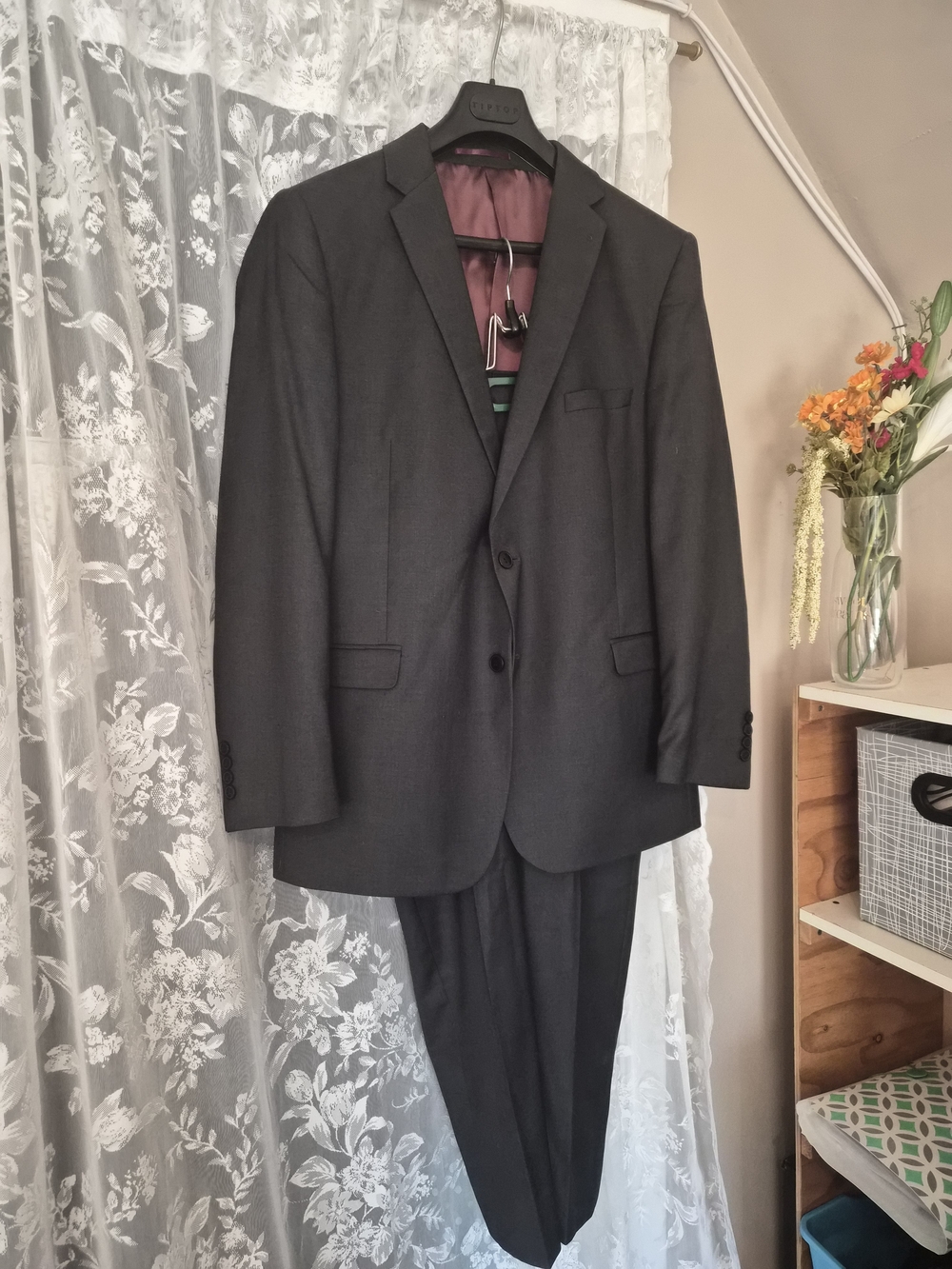 Slim-fit 2 Piece Black Suit